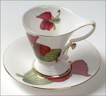 Adele Cup and Saucer - Red SALE