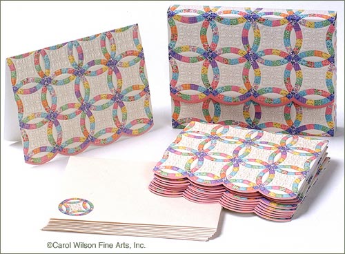 Carol Wilson Mini Portfolio - Wedding Ring Quilt