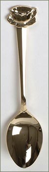 Demitasse Tea Spoon - Gold Teacup