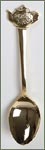 Demitasse Tea Spoon - Gold Teapot