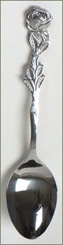 Demitasse Tea Spoon - Stainless Steel Rose