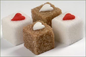Decorated Sugar Cubes - Valentine-18ct
