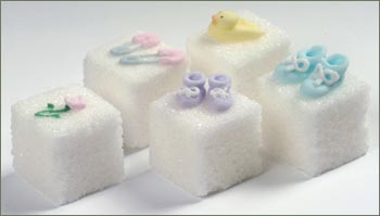 Decorated Sugar Cubes - Baby Shower-18ct