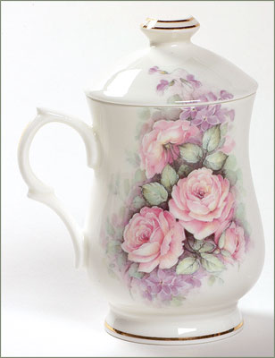 Covered Mug - Romance Rose SALE
