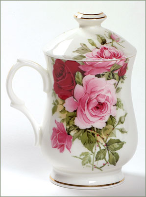 Covered Mug - Summertime Rose SALE