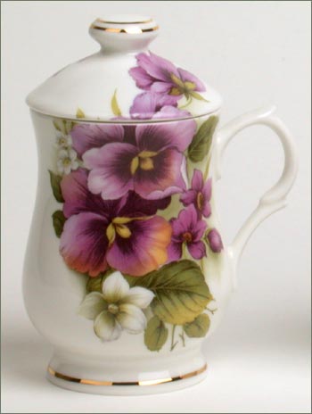 Covered Mug - Pansy SALE