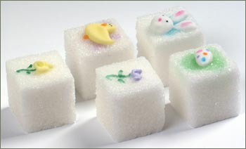 Decorated Sugar Cubes - Easter-18ct
