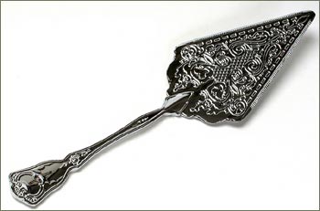 Cake Server - Chrome Plated