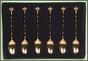 Demitasse Tea Spoon Set - Gold  Demi-Tasse