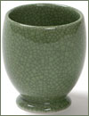 Bee House Tea Cup - Crackle Green