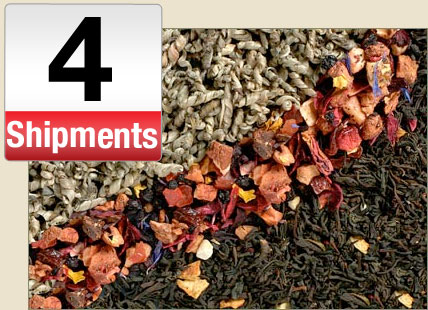 Tea of the Month Club - 4 Shipments (Quarterly) with Gift Item Tea of the Month Club - 4 Shipments (Quarterly) with Gift Item