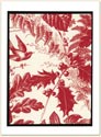 Wabi Ware Red Bird Holly Card