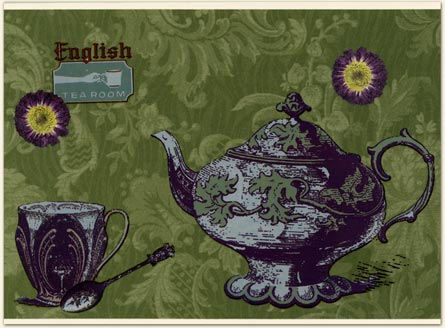 Wabi Ware English Tea Room Card