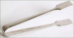 Plain Stainless Steel Sugar Tongs