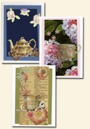 Wabi Ware Greeting Card - Teacup Romance Style